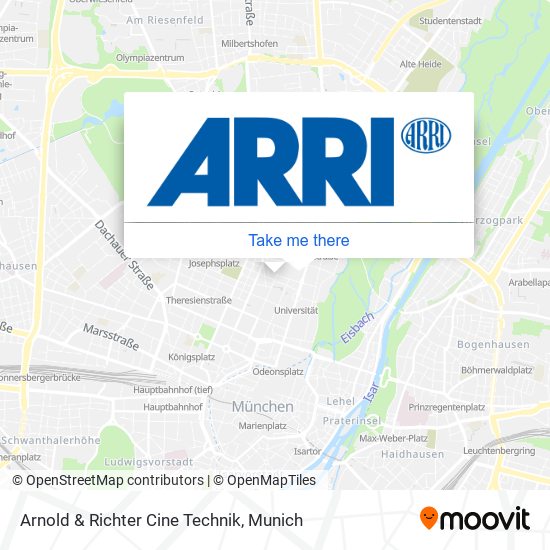 Arnold & Richter Cine Technik map