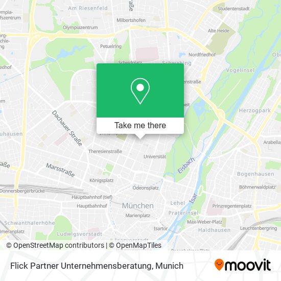 Flick Partner Unternehmensberatung map