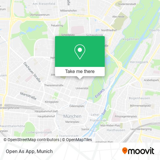 Open As App map