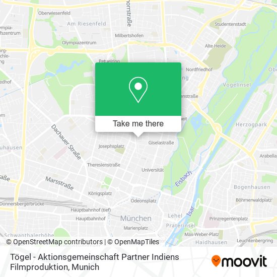 Tögel - Aktionsgemeinschaft Partner Indiens Filmproduktion map