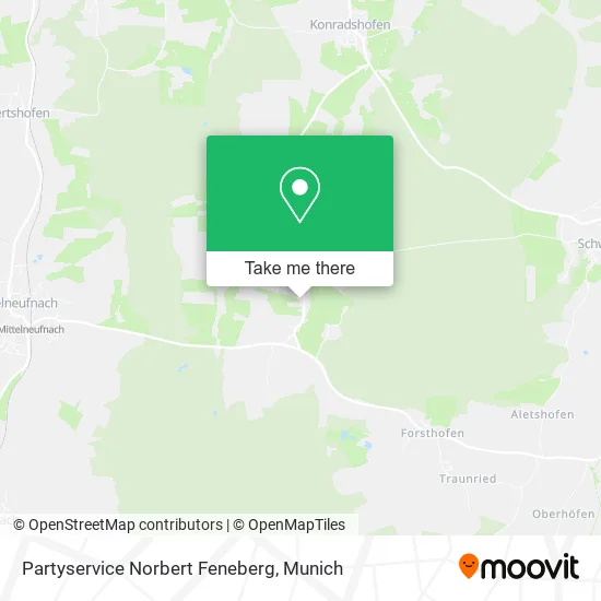 Карта Partyservice Norbert Feneberg