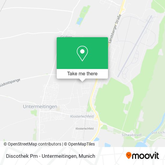 Карта Discothek Pm - Untermeitingen