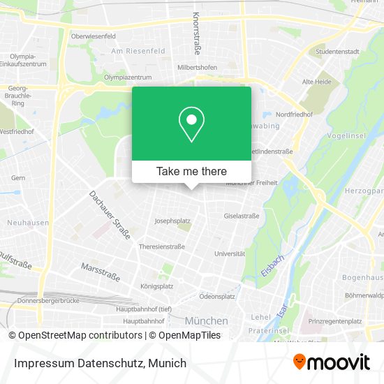 Impressum Datenschutz map