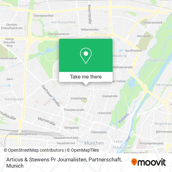 Articus & Stewens Pr Journalisten, Partnerschaft map