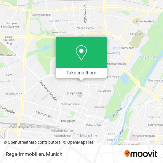 Rega-Immobilien map