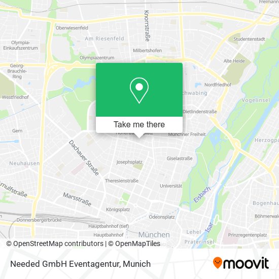Карта Needed GmbH Eventagentur