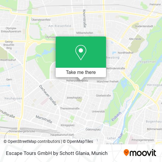 Карта Escape Tours GmbH by Schott Glania