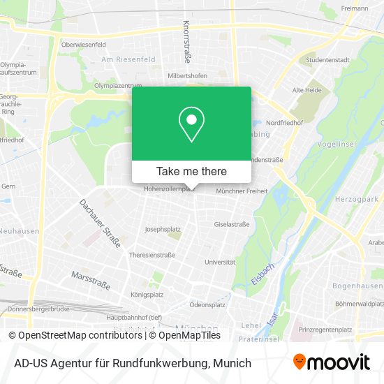 AD-US Agentur für Rundfunkwerbung map