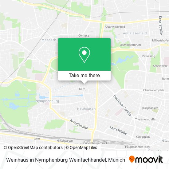 Weinhaus in Nymphenburg Weinfachhandel map