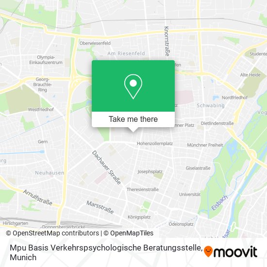 Mpu Basis Verkehrspsychologische Beratungsstelle map