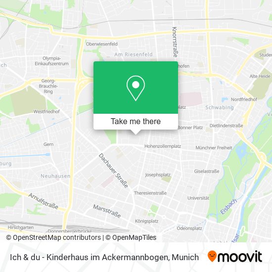 Ich & du - Kinderhaus im Ackermannbogen map