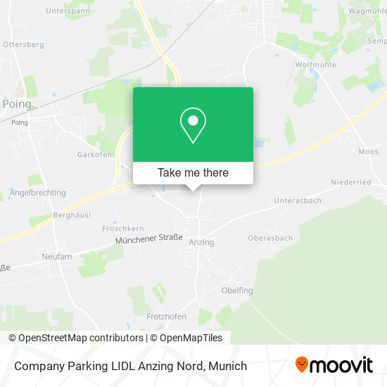 Company Parking LIDL Anzing Nord map