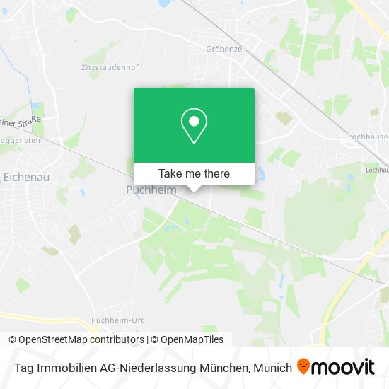 Карта Tag Immobilien AG-Niederlassung München