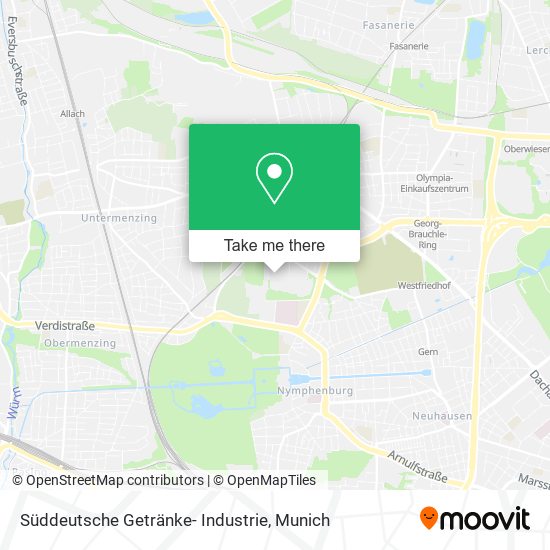 Süddeutsche Getränke- Industrie map