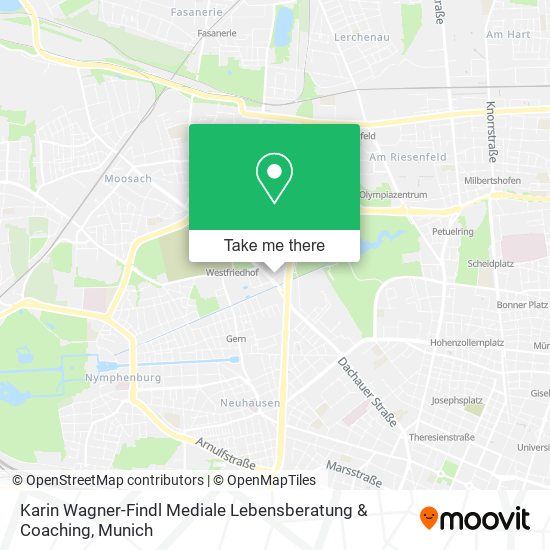 Карта Karin Wagner-Findl Mediale Lebensberatung & Coaching