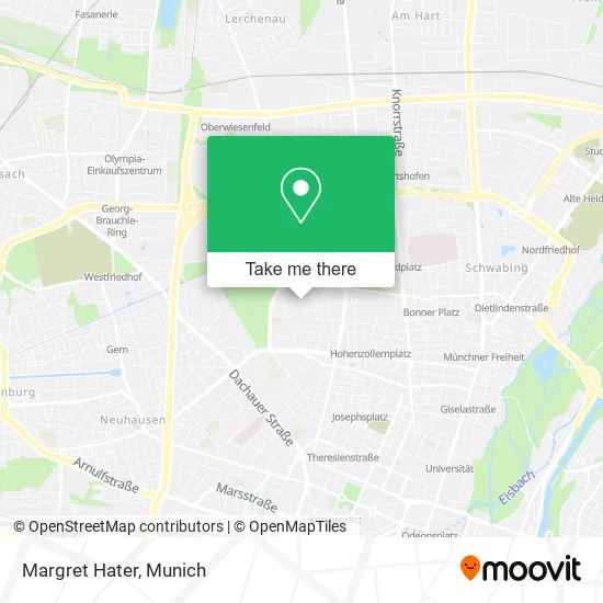 Карта Margret Hater