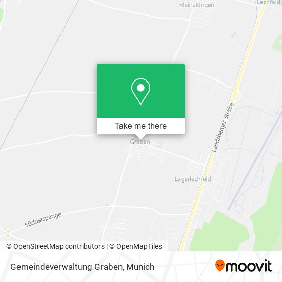 Gemeindeverwaltung Graben map