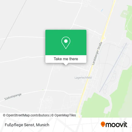 Карта Fußpflege Senst