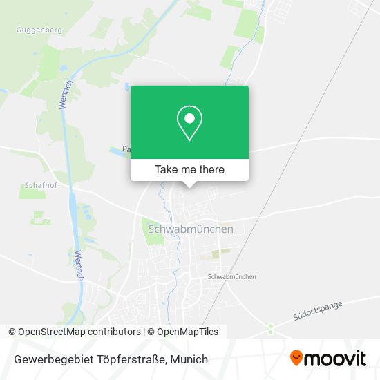 Gewerbegebiet Töpferstraße map