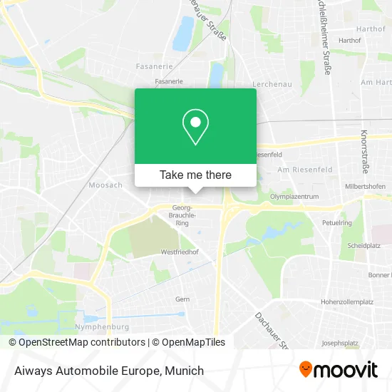 Карта Aiways Automobile Europe