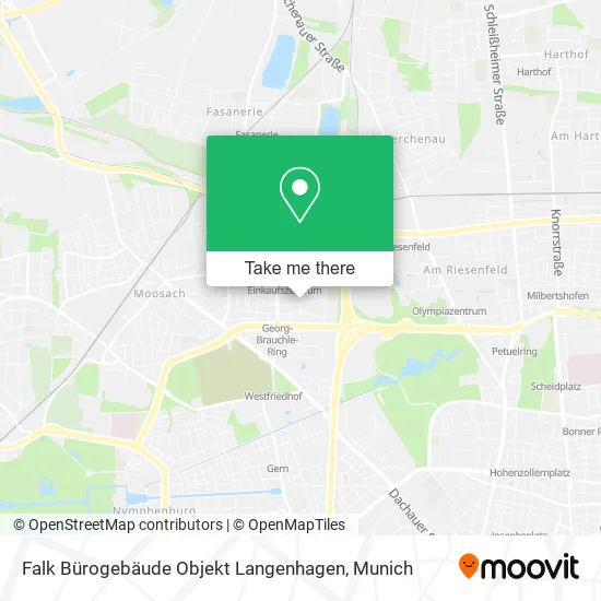 Карта Falk Bürogebäude Objekt Langenhagen