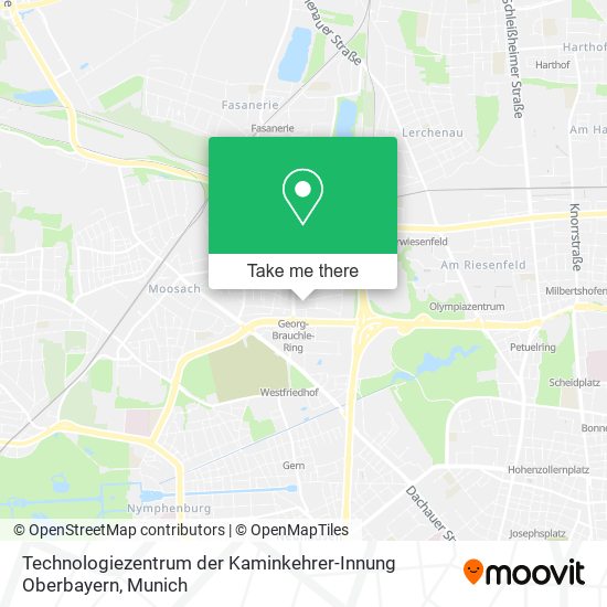 Карта Technologiezentrum der Kaminkehrer-Innung Oberbayern