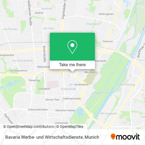Bavaria Werbe- und Wirtschaftsdienste map
