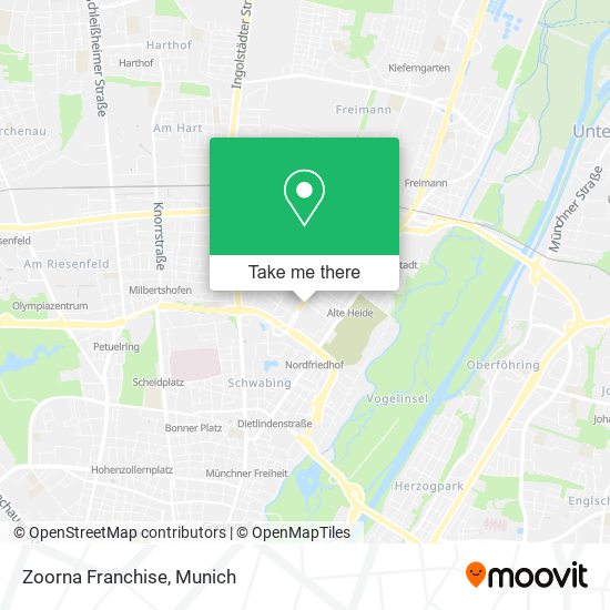 Zoorna Franchise map