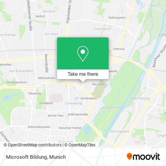 Microsoft Bildung map