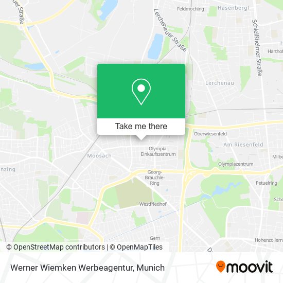 Карта Werner Wiemken Werbeagentur