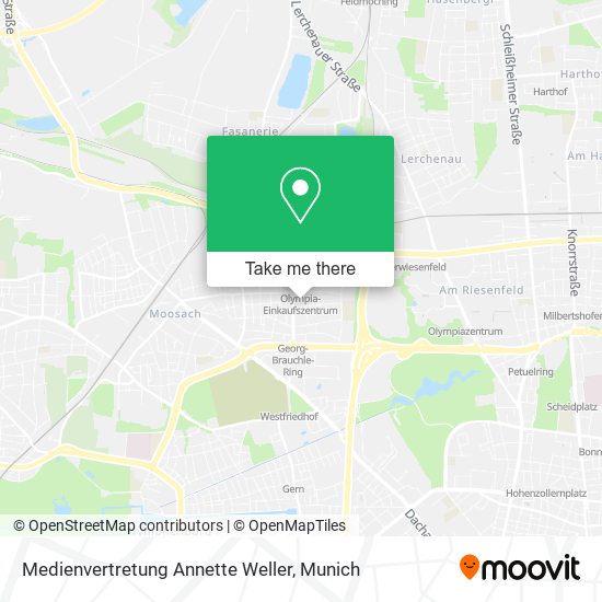 Medienvertretung Annette Weller map