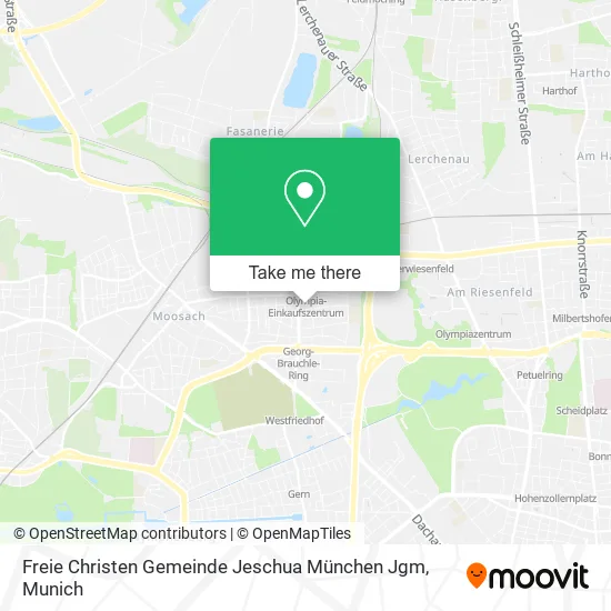 Карта Freie Christen Gemeinde Jeschua München Jgm