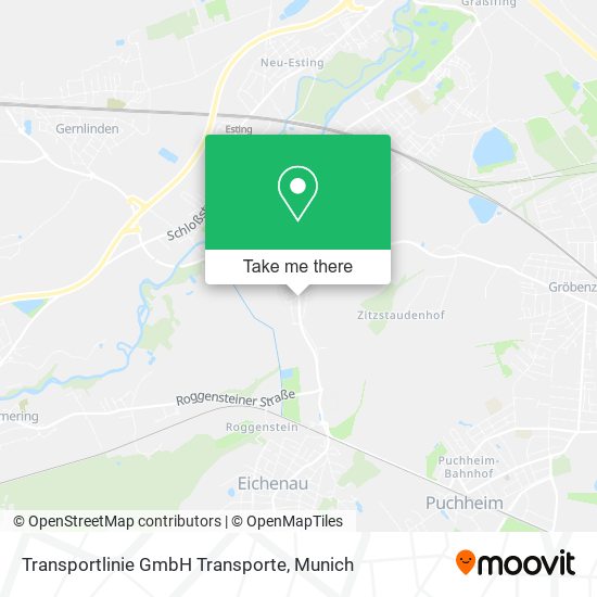 Transportlinie GmbH Transporte map