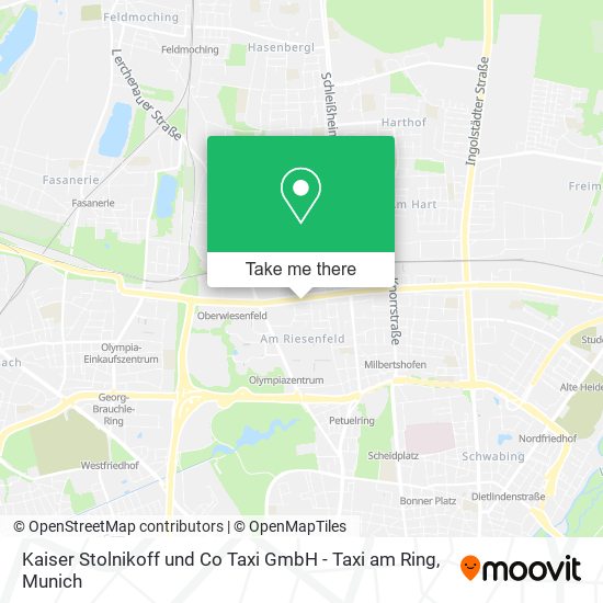 Карта Kaiser Stolnikoff und Co Taxi GmbH - Taxi am Ring