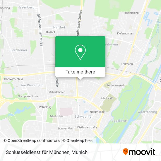 Schlüsseldienst für München map