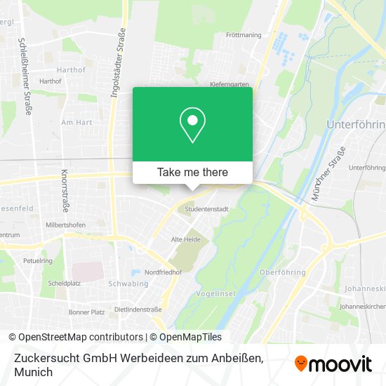 Zuckersucht GmbH Werbeideen zum Anbeißen map