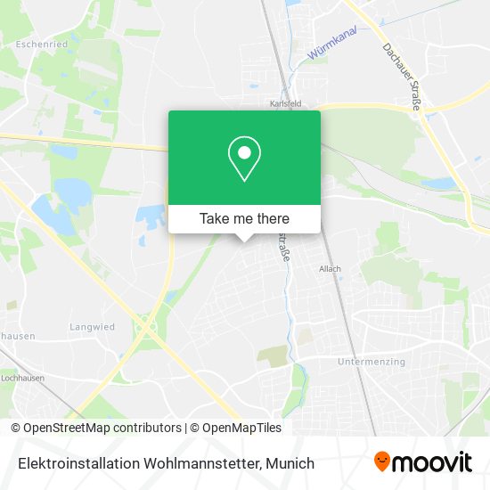 Elektroinstallation Wohlmannstetter map