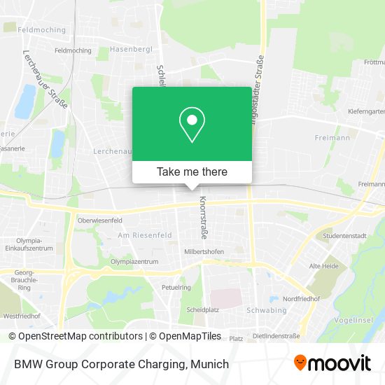 BMW Group Corporate Charging map