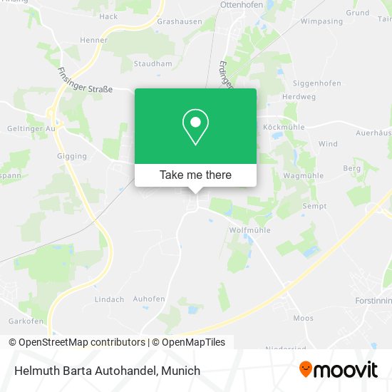 Helmuth Barta Autohandel map