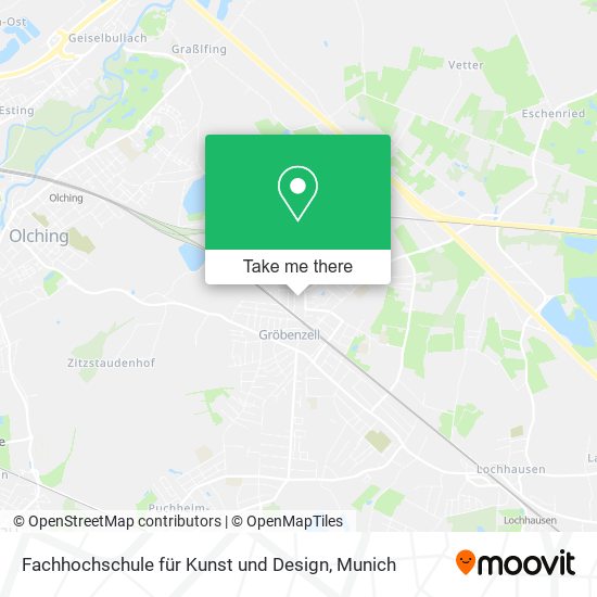 Fachhochschule für Kunst und Design map