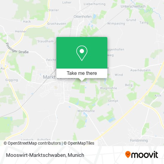 Карта Mooswirt-Marktschwaben