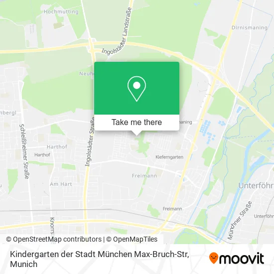 Карта Kindergarten der Stadt München Max-Bruch-Str