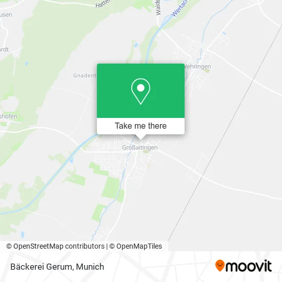 Bäckerei Gerum map