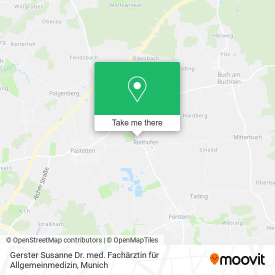 Gerster Susanne Dr. med. Fachärztin für Allgemeinmedizin map