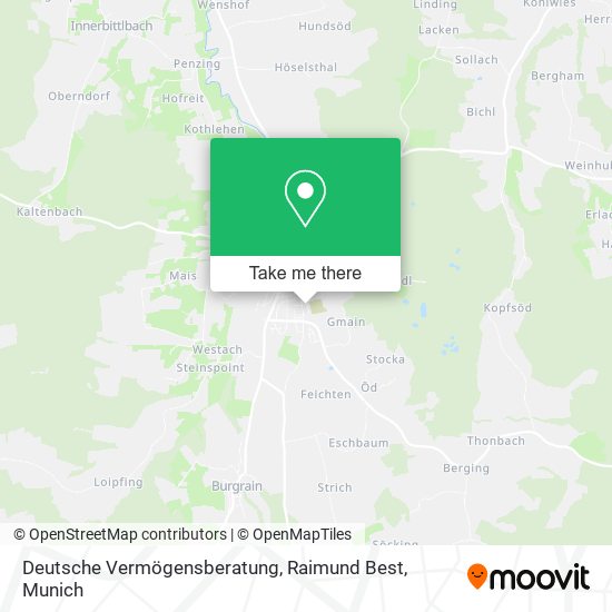 Deutsche Vermögensberatung, Raimund Best map