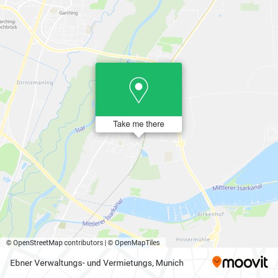 Ebner Verwaltungs- und Vermietungs map