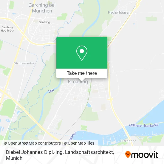 Карта Diebel Johannes Dipl.-Ing. Landschaftsarchitekt