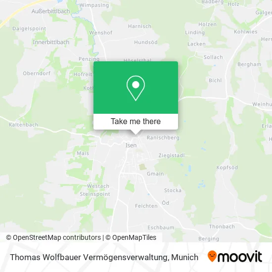 Карта Thomas Wolfbauer Vermögensverwaltung