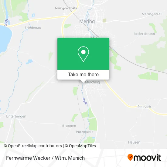 Карта Fernwärme Wecker / Wtm