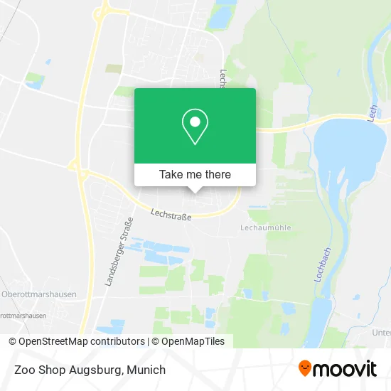 Карта Zoo Shop Augsburg